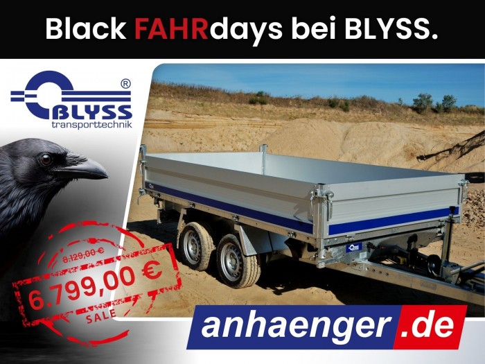 <strong> BLACK MONTH KP3532</strong> 3-SEITENKIPPER ELEKTRO- UND HANDPUMPE