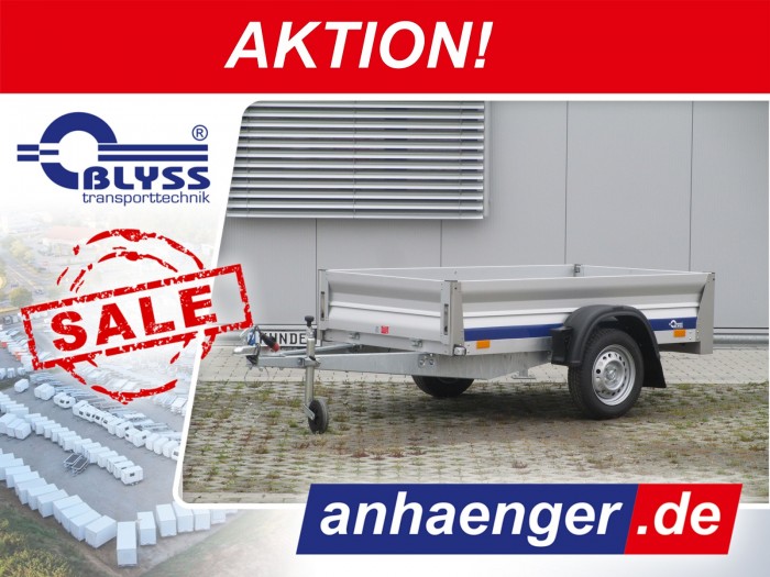 <strong>AKTION! ALUMINA XS1</strong> PKW ANHÄNGER ALU ANHÄNGER