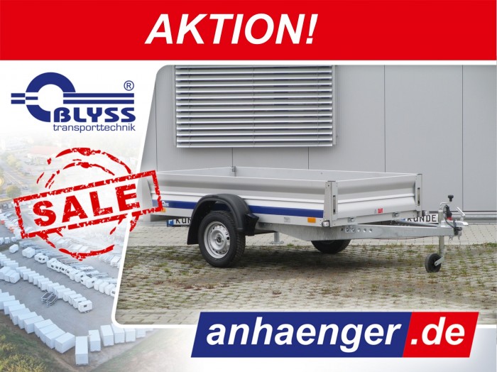 <strong>AKTION! ALUMINA S1</strong> PKW ANHÄNGER ALU ANHÄNGER